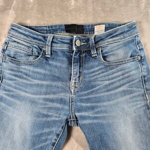 Buckle‎ Black Fit No 76 Skinny Jeans Womens 25x32 Italian Candiani Denim